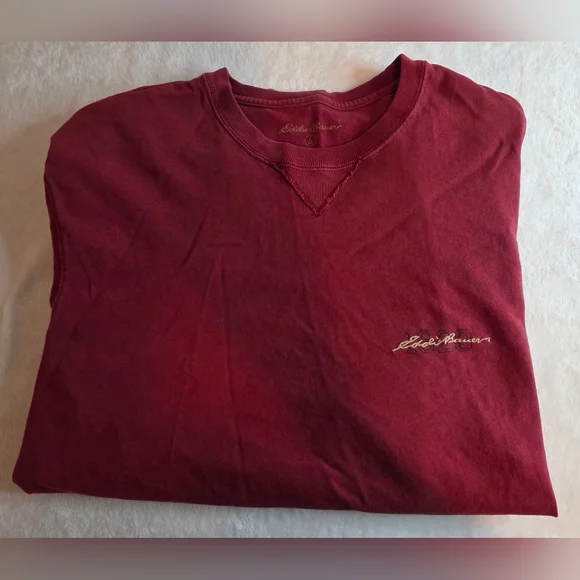 Eddie Bauer Maroon Crewneck Sweatshirt - Picture 9 of 10